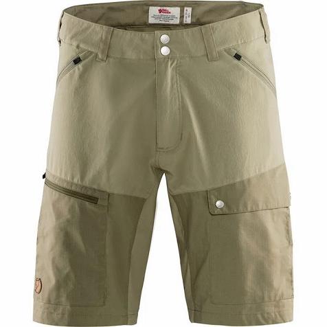 Fjallraven Abisko Shorts Dark Olive Singapore For Men (SG-342974)